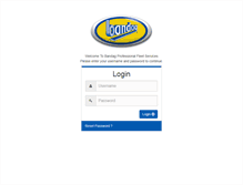 Tablet Screenshot of online.bandag.co.za